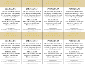 Vino dei Fratelli Prosecco – Generic Shelftalker