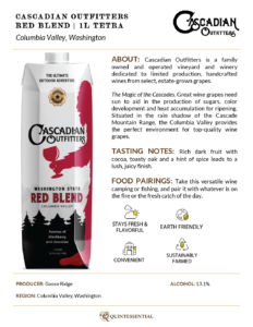 Cascadian Outfitters Red Blend 1L Tetra – Fact Sheet