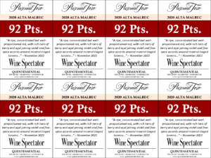 2020 Pascual Toso Alta Malbec – 92 points, Wine Spectator – Shelftalker