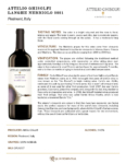 2021 Attilio Ghisolfi Langhe Nebbiolo – Fact Sheet