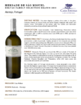 2023 Herdade de São Miguel Colheita Seleccionada Branco – Fact Sheet