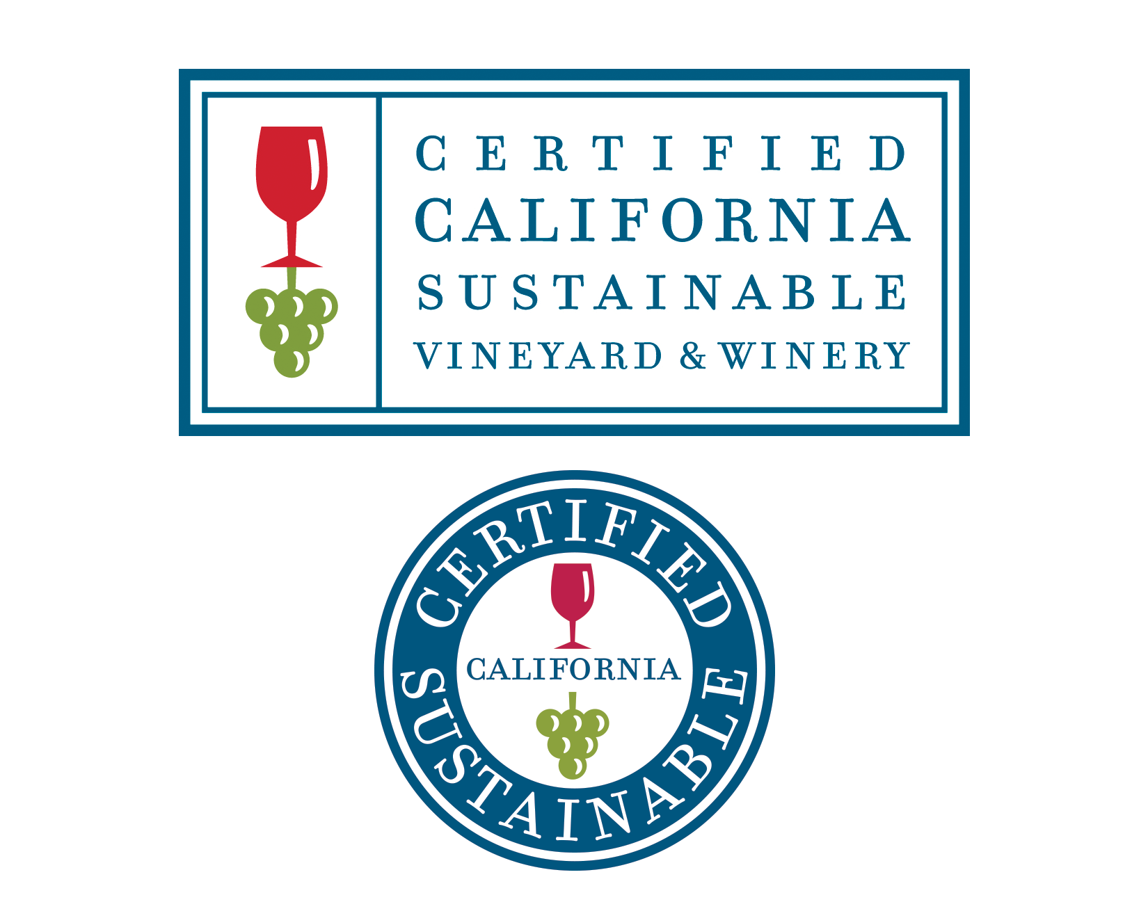 CSWA_logo_combo Certified California Sustainable Winery logos