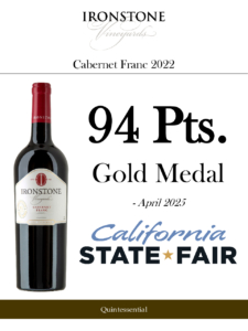 2022 Ironstone Cabernet Franc – Accolade Sell Sheet