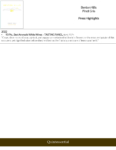 Benton Hills Pinot Gris – Press Highlights
