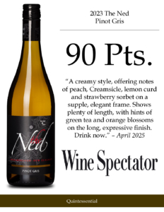 2023 The Ned Pinot Gris – 90pts Wine Spectator – Accolade Sell Sheet
