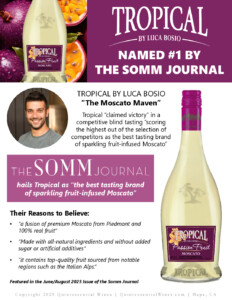 Tropical Moscato – Named #1 by The Somm Journal – Sell Sheet
