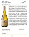 2023 Matetic Vineyards Corralillo Chardonnay – Fact Sheet