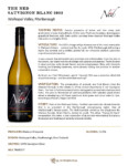 2025 The Ned Sauvignon Blanc – Fact Sheet