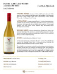 2023 Flora Abeille Albariño – Fact Sheet