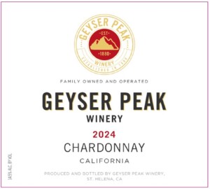Geyser Peak Chardonnay – Front Label – 2024 & After