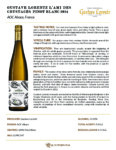 2024 Gustave Lorentz L’ami des Crustacés Pinot Blanc – Fact Sheet