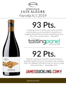 Luis Alegre Parcela N.5 2019 – Multi Score – Sell Sheet