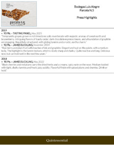 Luis Alegre Parcela N.5 – Press Highlights