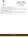 Quinta do Vallado 50 Year Old Tawny – Press Highlights