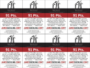 2022 G3 Red Blend – 91 points, James Suckling – Shelftalker