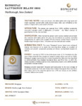 2025 Rongopai Marlborough Sauvignon Blanc – Fact Sheet