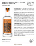 Feather & Folly Zesty Orange Gin – Fact Sheet