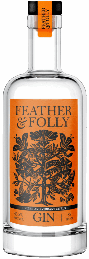 Feather & Folly Zesty Orange Gin bottle image