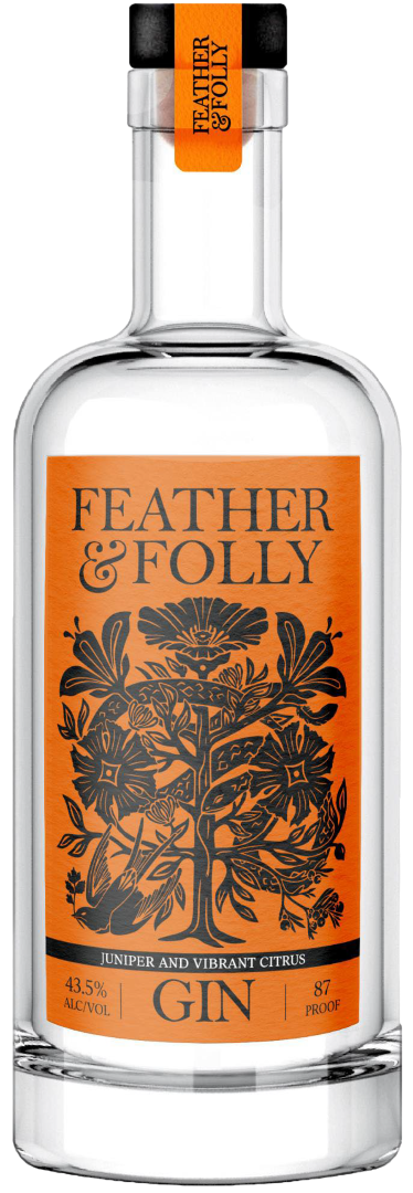 Feather & Folly Zesty Orange Gin bottle image