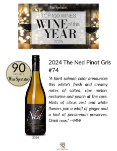 2024 The Ned Pinot Gris – 90 points, #74 in Top 100 – Wine Spectator, August 2025 – Accolade Sheet
