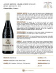 2023 André Brunel Châteauneuf-du-Pape Cuvée Réservée – Fact Sheet