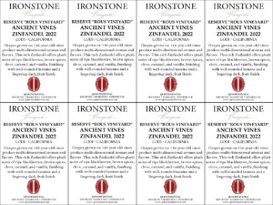 2022 Ironstone Reserve Rous Vineyards ‘Ancient Vines’ Zinfandel –  Generic Shelftalker