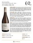 2024 Matetic Vineyards EQ ‘Coastal’ Sauvignon Blanc – Fact Sheet