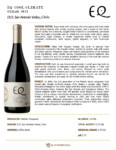 2022 Matetic Vineyards EQ ‘Cool Climate’ Syrah – Fact Sheet