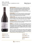 2022 Bel Colle Barolo DOCG Simposio – Fact Sheet