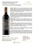 2022 First Flight Cabernet Sauvignon – Fact Sheet