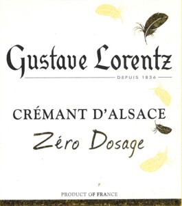 Gustave Lorentz Crémant d’Alsace Zéro Dosage - Front Label - Non-Vintage